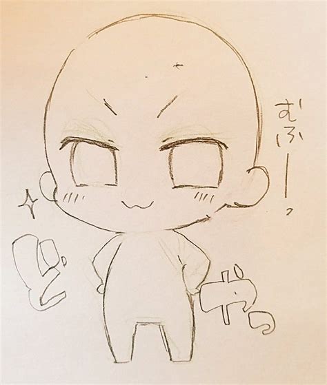 ちびキャラ Chibi Sketch Chibi Drawings Anime Drawings Sketches Anime