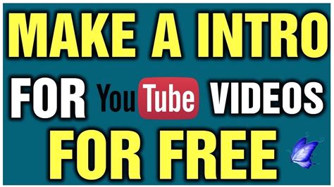 How To Create Youtube Intro On Android Phone Youtube Intro Youtube