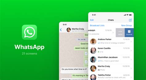 Whatsapp Ui Screens Figma