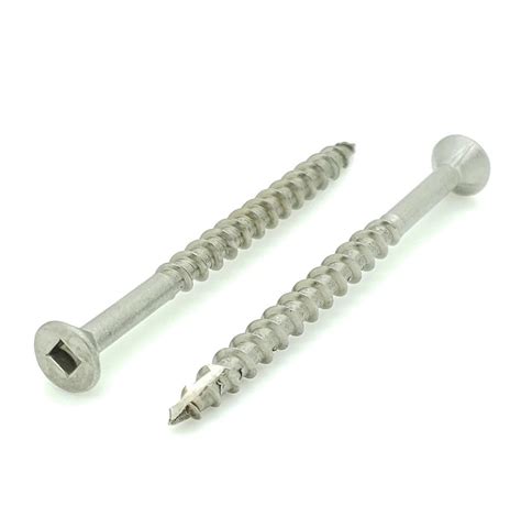100 Qty 8 X 2 12 Stainless Steel Fence And Deck Screws Square Drive