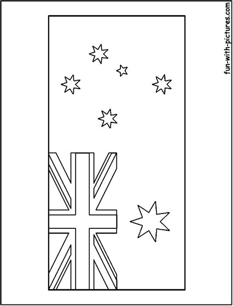 Australia Flag Coloring Coloring Pages