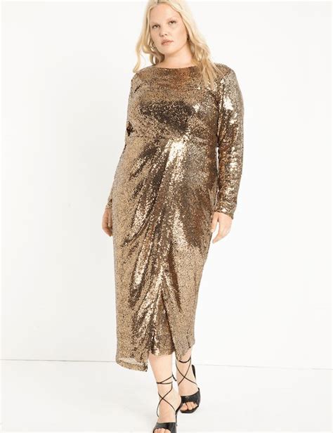 Plus Size Gold Dresses Shopping Guide 20 Dresses To Shop Sequin