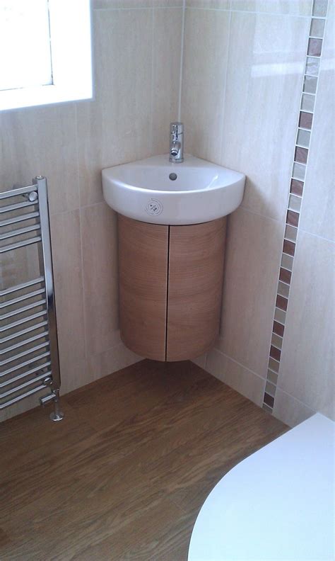 Bathroom sink ideas that can help bring color and decoration into your bathroom. Corner sink bathroom, Small bathroom sinks, Corner sink