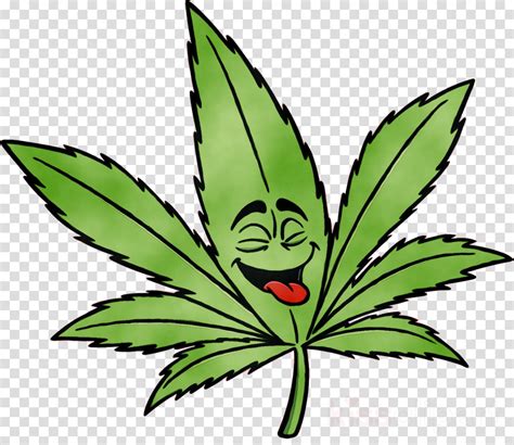 Cartoon Weed Leaf Png Free Logo Image