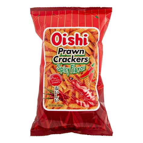 Oishi Prawn Crackers Spicy Small 60 Gram