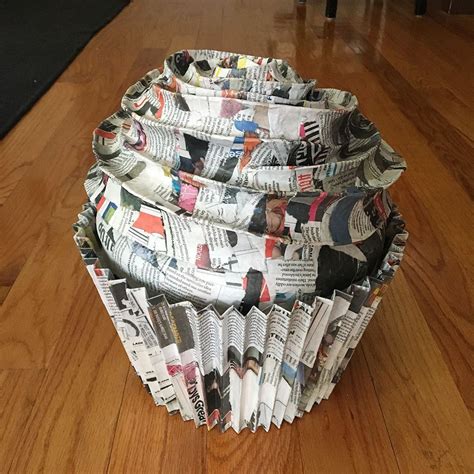 26 Creative Ways To Craft With Newspaper Newspaper Crafts Diy Crafts