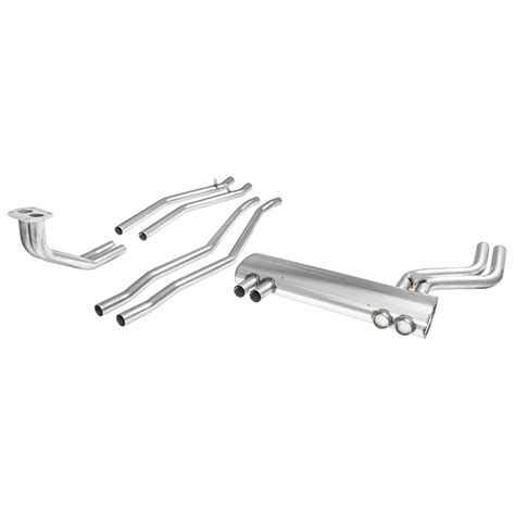 Triumph Tr5 Tr6 Pl Exhaust System Standard Stainless Steel By Bell
