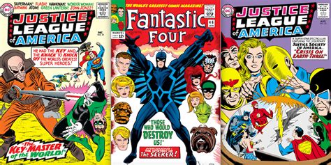Silver Age Death Match Justice League Of America Vs Fantastic Four