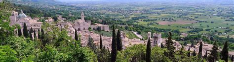 3776x1016 assisi catholic church heritage italian italy landmark landscape medieval