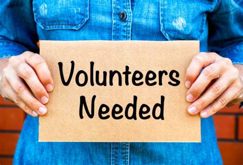 Volunteer Sign Stock Photos Pictures And Royalty Free Images Istock