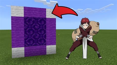 How To Make A Portal To The Gaara Dimension In Mcpe Minecraft Pe