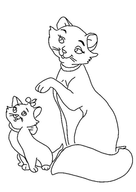 As all of the coloring pages have large areas to color in these are perfectly suited for younger kids, but as these are cats, and beyond all, silly cats, these will be loved by all ages. Coloring Pages Fun: The Marie Cat Coloring Pages