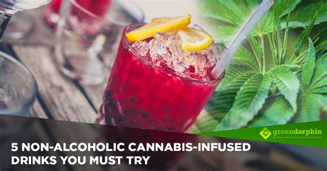 5 Non Alcoholic Cannabis Infused Drinks You Must Try