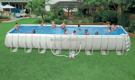 9 أمتار نوع الإطار معدات حمام السباحة في الهواء الطلق حمام السباحة