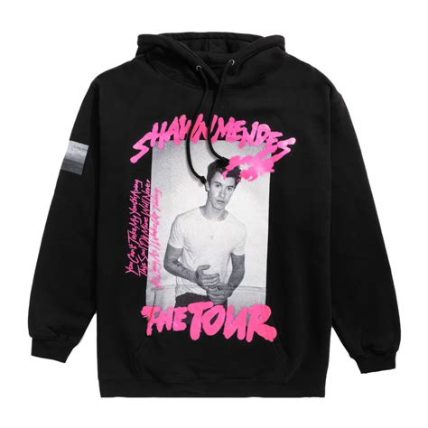 The Tour Black Photo Hoodie In 2020 Shawn Mendes Merch Shawn Mendes