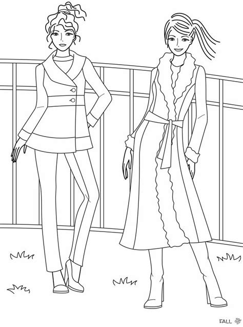Fashion model outline templates sketch coloring page. Welcome to Dover Publications | Kids coloring books ...