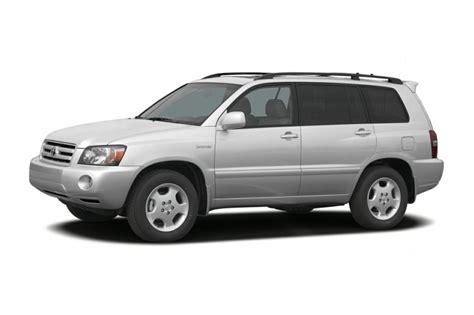 2006 toyota highlander hybrid crash and rollover safety ratings as determined by the traffic. 2006 Toyota Highlander Information