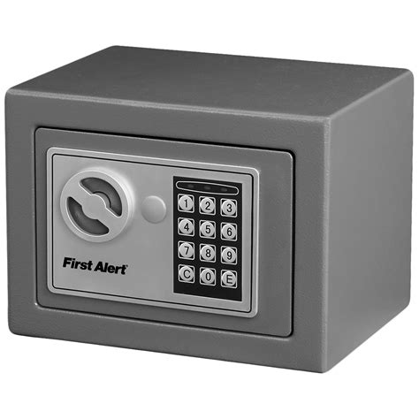 first alert home security steel safe box 0 23 cubic ft