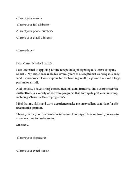 See cover letter templates and examples that get jobs and learn how to write your cover letter in no time. Entry level veterinary receptionist cover letter. Find ...