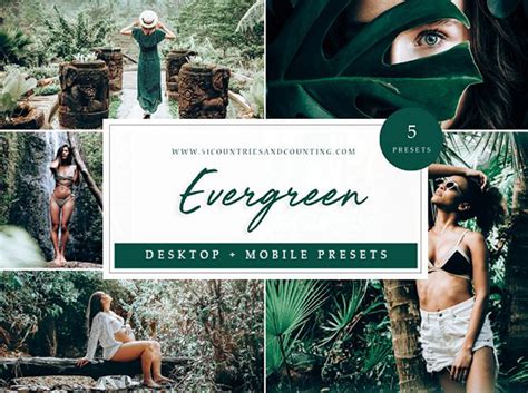 500+ free lightroom presets with over 10.5 million downloads! Evergreen Lightroom Presets | Green Lightroom Presets ...