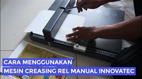 Cara daftar maybank2u ikuti perkongsian di bawah untuk ketahui cara keluarkan duit dari mesin atm tanpa menggunakan kad bank, hanya guna telefon bimbit sahaja. Cara Menggunakan Mesin Creasing Rel Manual Innovatec - YouTube