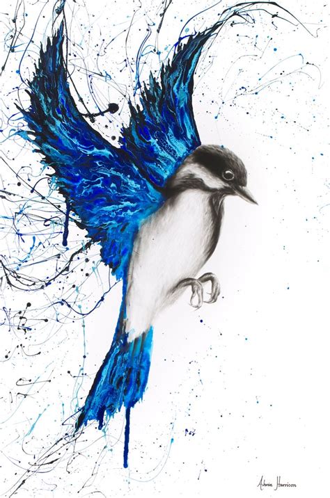 Australian Artist Nature Art Prints Bird Painting Acrylic