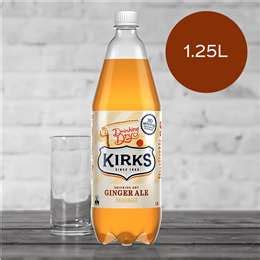 Kirks Dry Drinking Ginger Ale Soft Drink Bottle 1 25l Woolworths