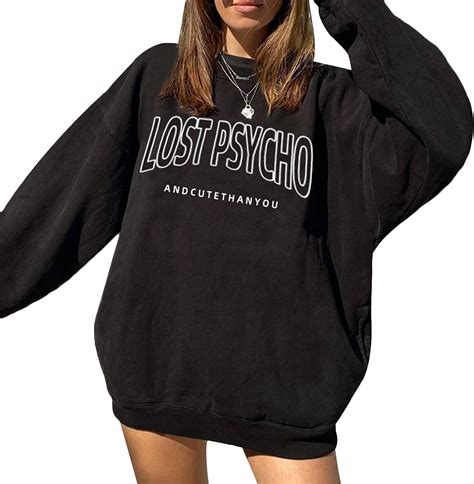 Timagebreze Women Oversize Hoody Top Y2k Aesthetics Streetwear O Neck Female Sweatshirts Gothic