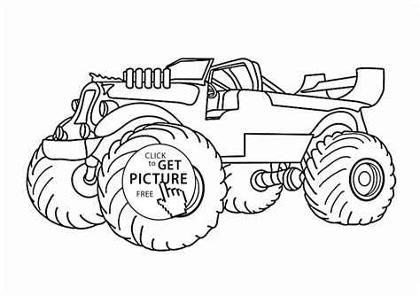 For kids & adults you can print monster truck or color online. Zombie Monster Truck Coloring Page Coloring Pages