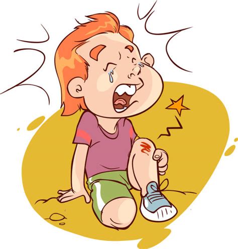 Kid Sprained Ankle Illustrations Royalty Free Vector Graphics And Clip