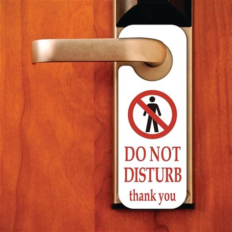 Do Not Disturb And Please Service Room Sign Pack Of 10 W346 Buy Online At Nisbets