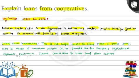 Explain Loans From Cooperatives Youtube