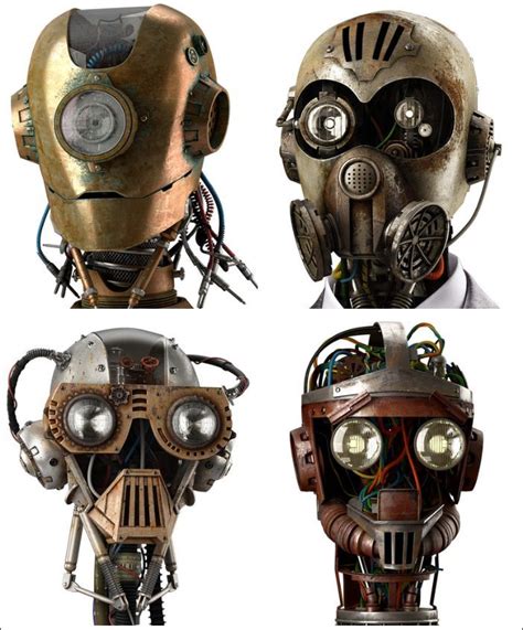 Image Result For Robot Faces Steampunk Robots Steampunk Chat Steampunk