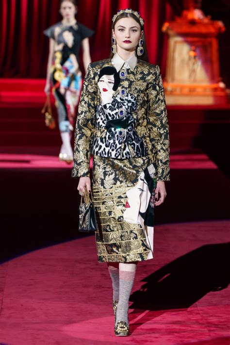 Dolce And Gabbana Fall 2019 Ready To Wear Collection Vogue Dolce