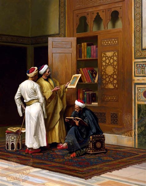 Islamic Scholars Of Al Azhar University In Cairo Arabic Art Islamic Art Egyptian Art