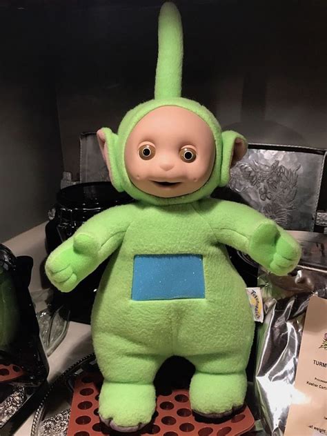 17 Talking Green Teletubbies 1998 Dipsy Stuffed Animal Plush Toy