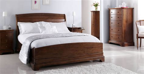 Choice of bed sizes and wax finishes. Dark Wood Furniture | CFS Dark Wood Bedroom & Dining Range