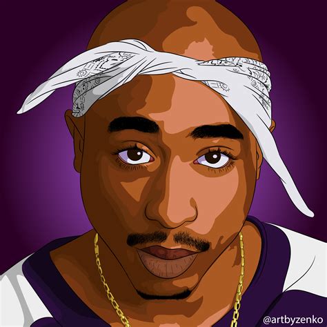 Artstation Tupac Vector Fan Art