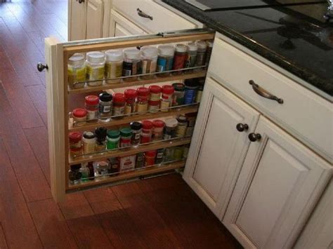 Narrow pull out spice rack | Kitchen Inspiration ...