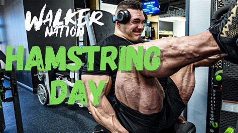 Nick Walker Insane Hamstring Workout 10 Days Out From The Arnold