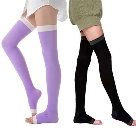Compression Calf Slimming Elastic Stretch Socks Beauty Leg Slim Stockings Tanga