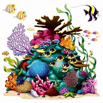 Coral Reef Clipart Fish Tropical Starfish Royalty