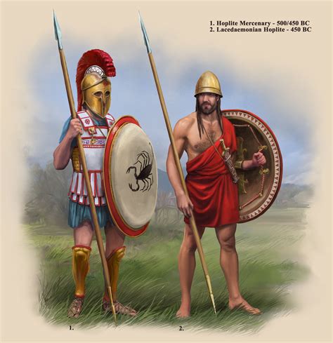 Artstation Classical Greek Hoplites Robbie Mcsweeney Ancient