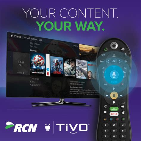 Rcn Rolls Out Advanced Tivo Experience With Voice Remote Control Options