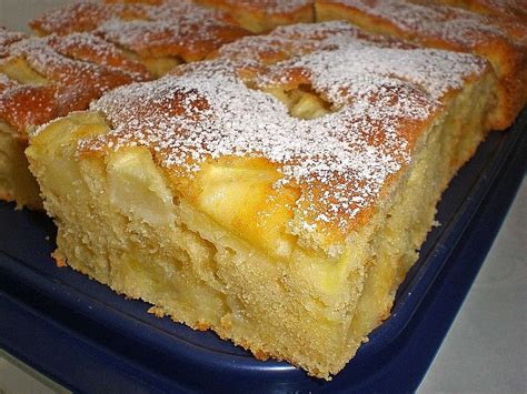 Apfelkuchen Vom Blech Nach Omas Art Kuchen Kuchen Und Torten