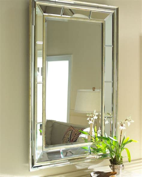 A shabby chic beveled mirror, rustic metal finishes, white stoneware, and mirrored candleholders com. 100 best images about Make A Statement: Marvelous Mirrors ...