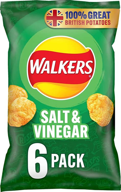 Walkers Salt And Vinegar Crisps 10 Walkers Chips Flavours Available