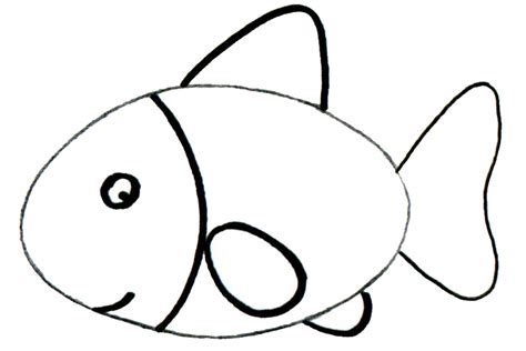 Free Simple Fish Drawing For Kids Download Free Simple Fish Drawing