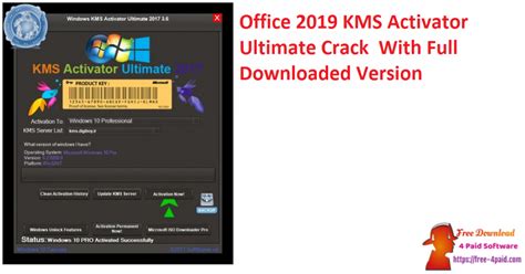 Office KMS Activator Ultimate Crack Serial Keys