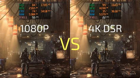 1080p Vs 4k Dsr Graphics And Performance Comparison Of 7 Aaa Games That Yields Surprising